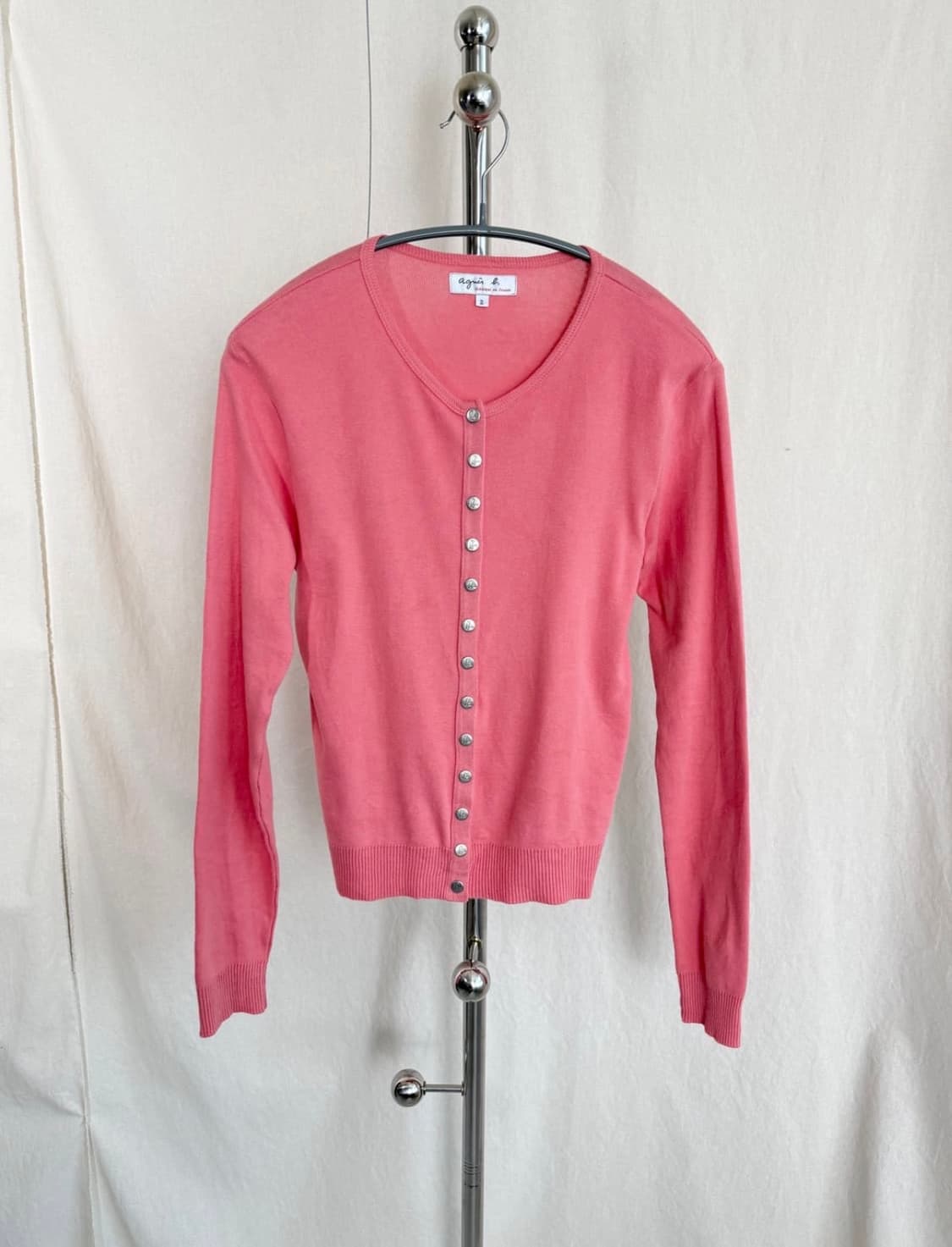 아네스베 핑크 가디건 상품이미지2