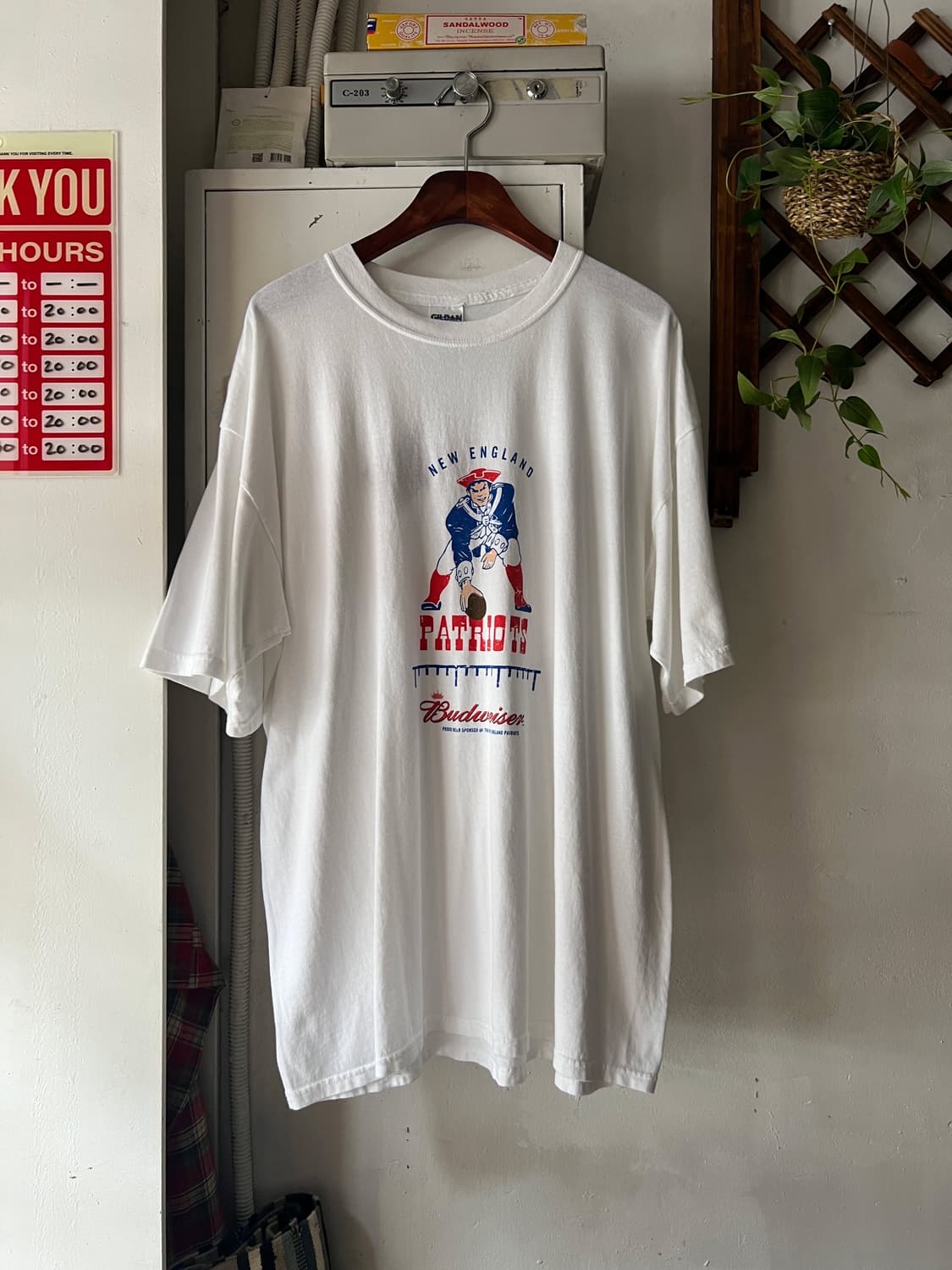 [XL]Budweiser 버드와이저 뉴 잉글랜드 프린팅 티셔츠 상품이미지2