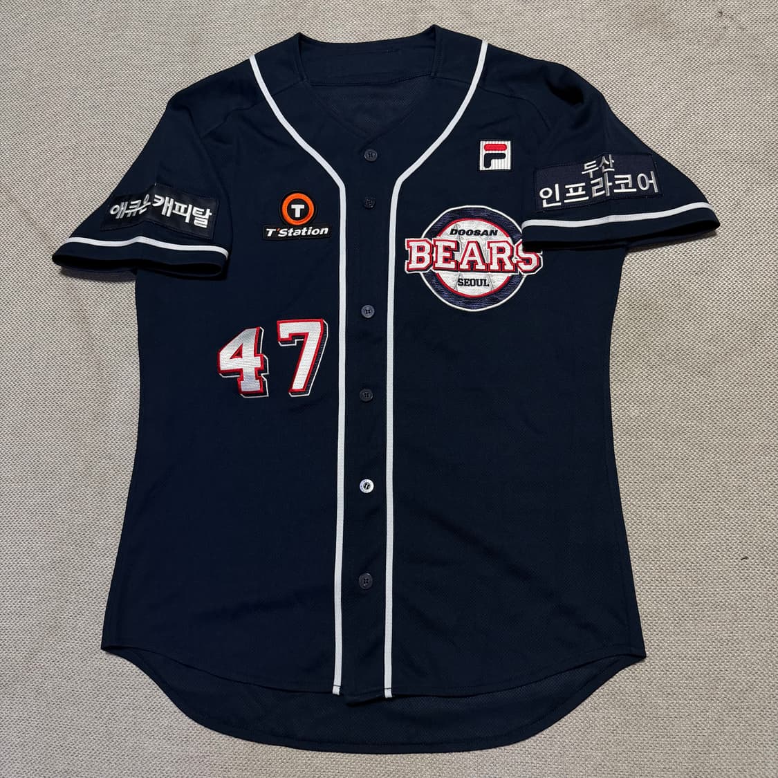 FILA(휠라) 두산베어스 곽빈 유니폼 (어센틱) 상품이미지1