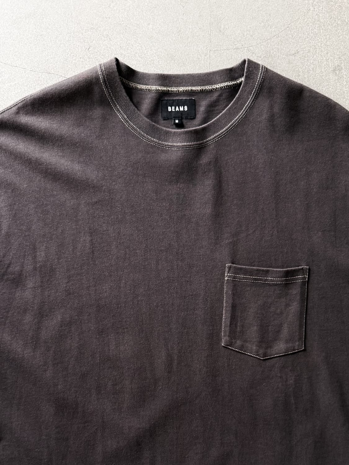Beams Overfit Cotton Pocket T-shirt 상품이미지4