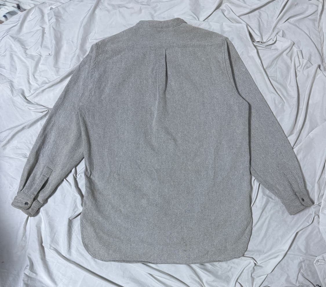 90s armani jeans 자카드 헨리넥 셔츠 자켓 조르지오 아르마니 상품이미지2