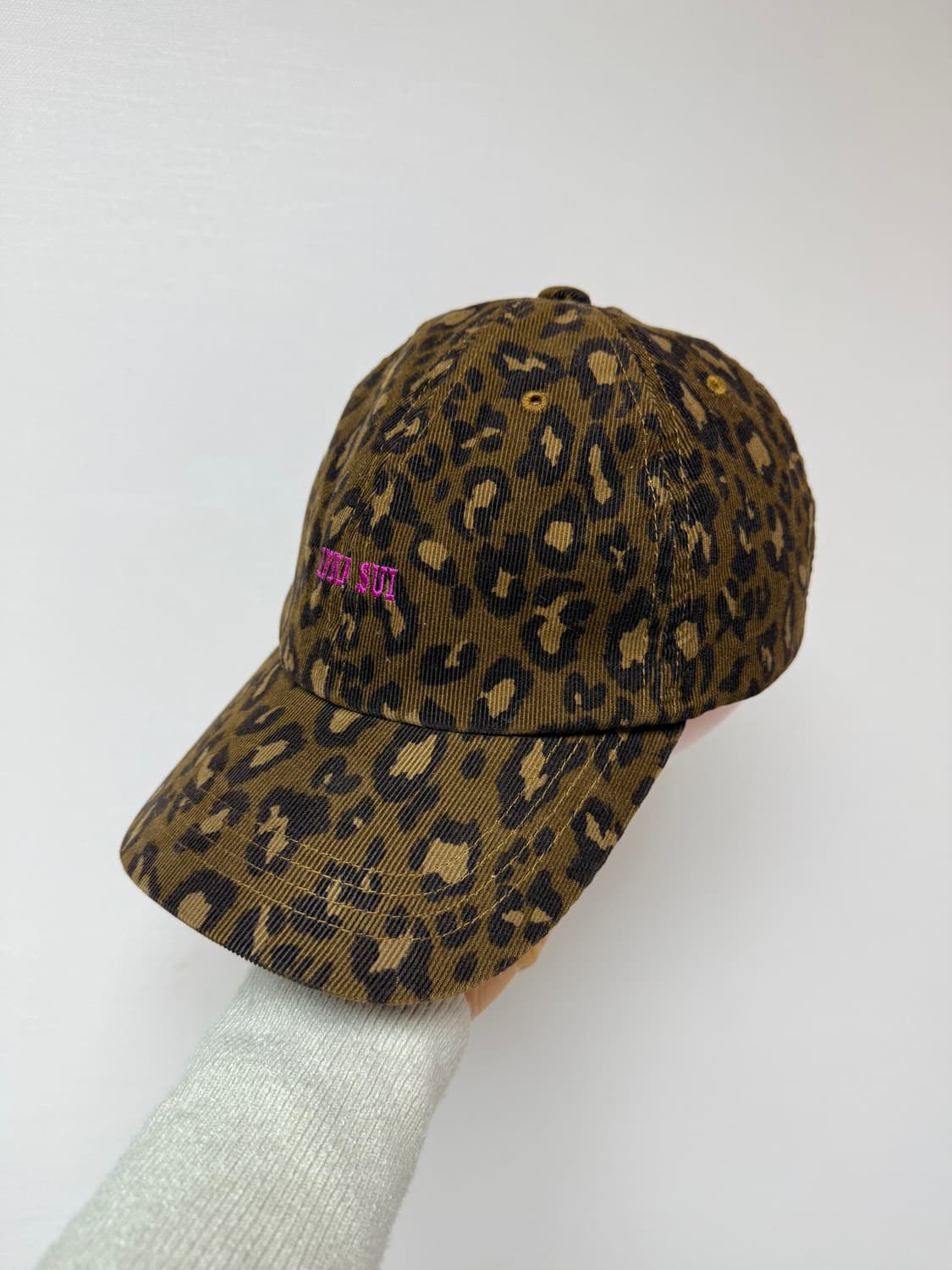 안나수이 ANNA SUI 코듀로이 호피 볼캡 상품이미지2