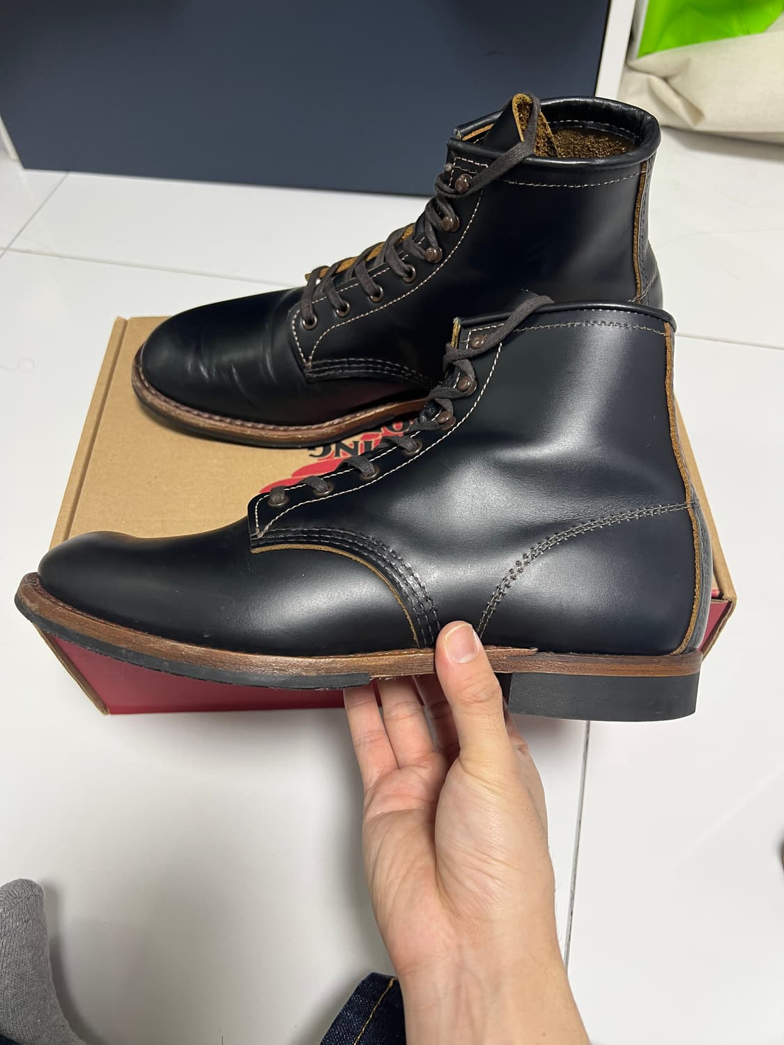 택포58) 레드윙 벡맨 9060 플랫박스 8.5D 265 클론다이크 상품이미지1