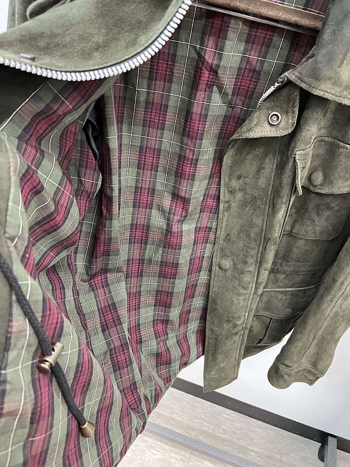 100-105) 마벨로 스웨이드 필드자켓  상품이미지4