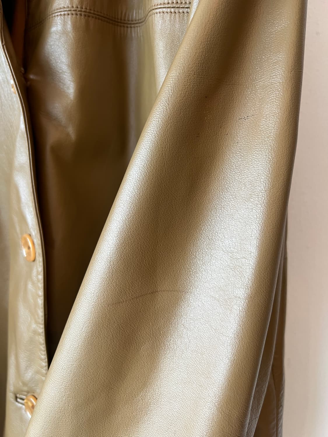 First Avenue de base 여성 카멜베이지 가죽자켓 싱글자켓 상품이미지8