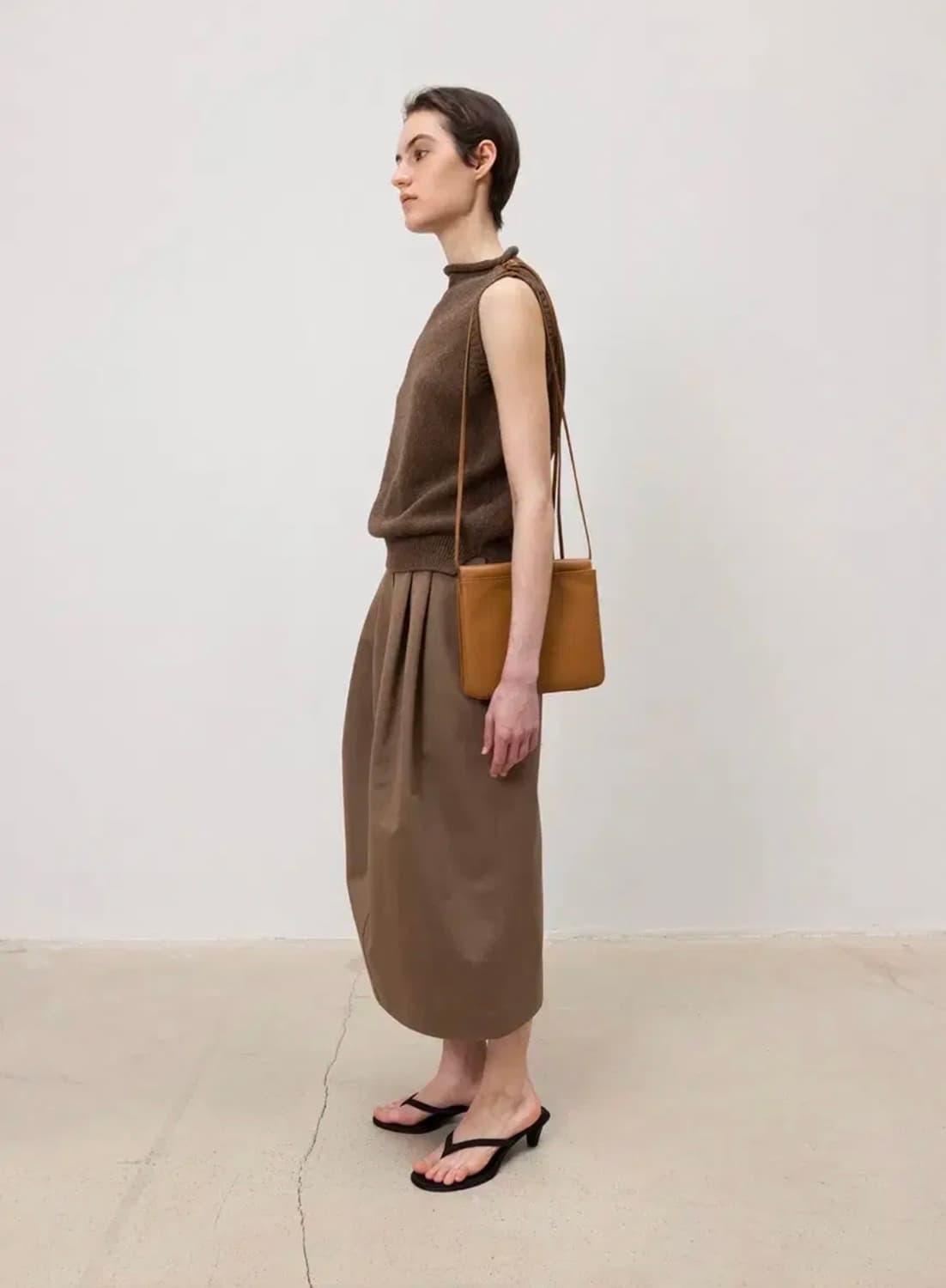 문달 Bud Skirt in Brown S 상품이미지2