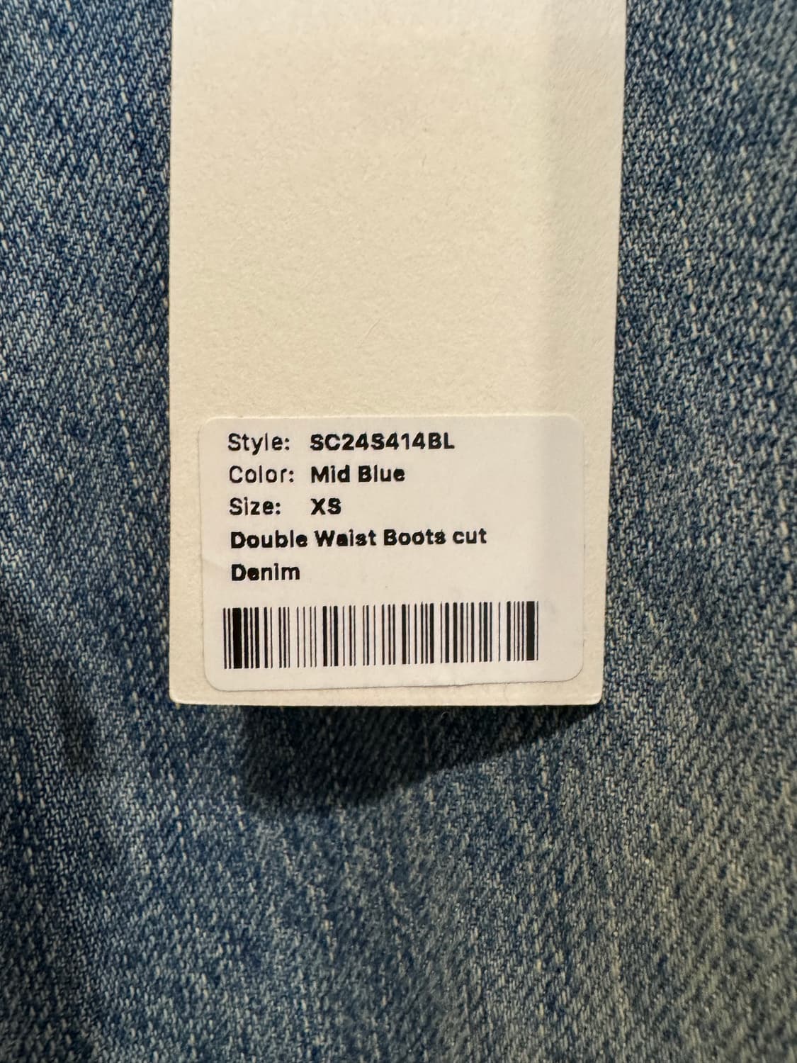 새상품 스컬프터 더블레이어드 데님  상품이미지7