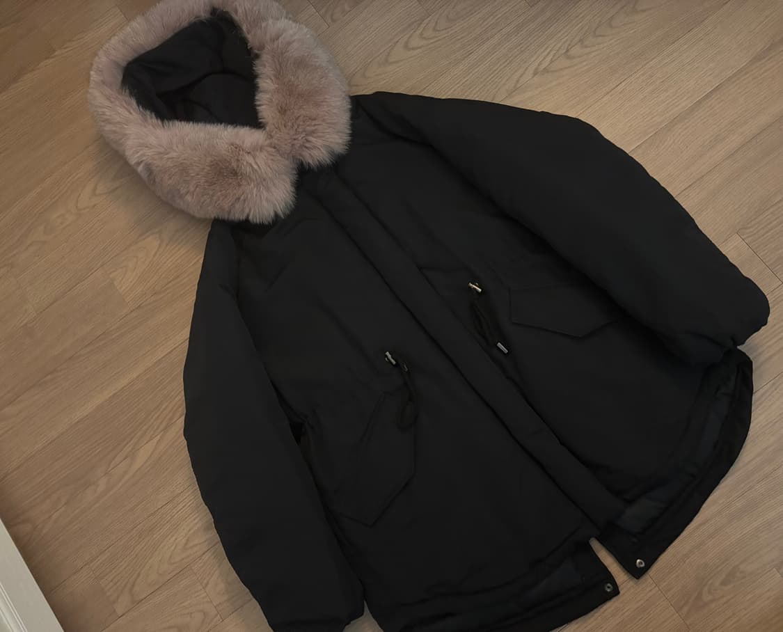 새옷같은 지컷 사가퍼 야상다운패딩 중기장 오버핏55(66가능 상품이미지2