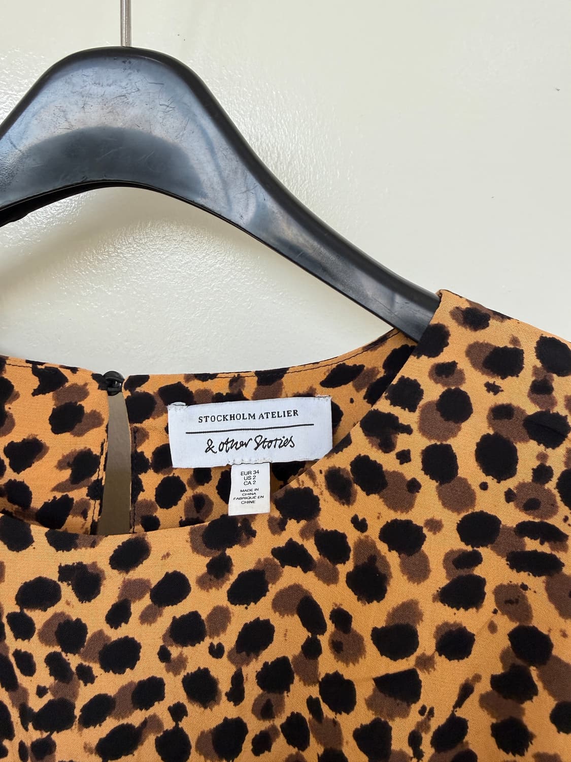 앤아더스토리즈 레오파드 미니 원피스(정품) 상품이미지2