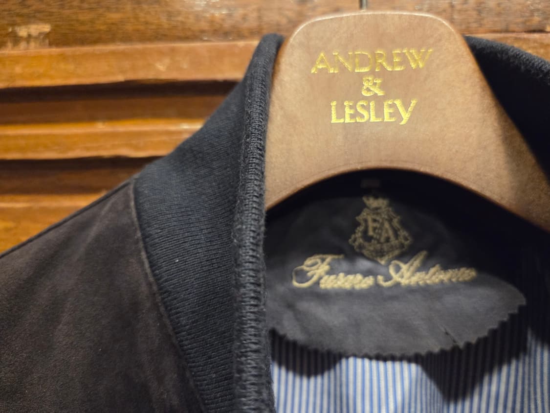 이탈리아 브랜드 FUSARO ANTONIO 스웨이드 해링턴자켓 상품이미지9