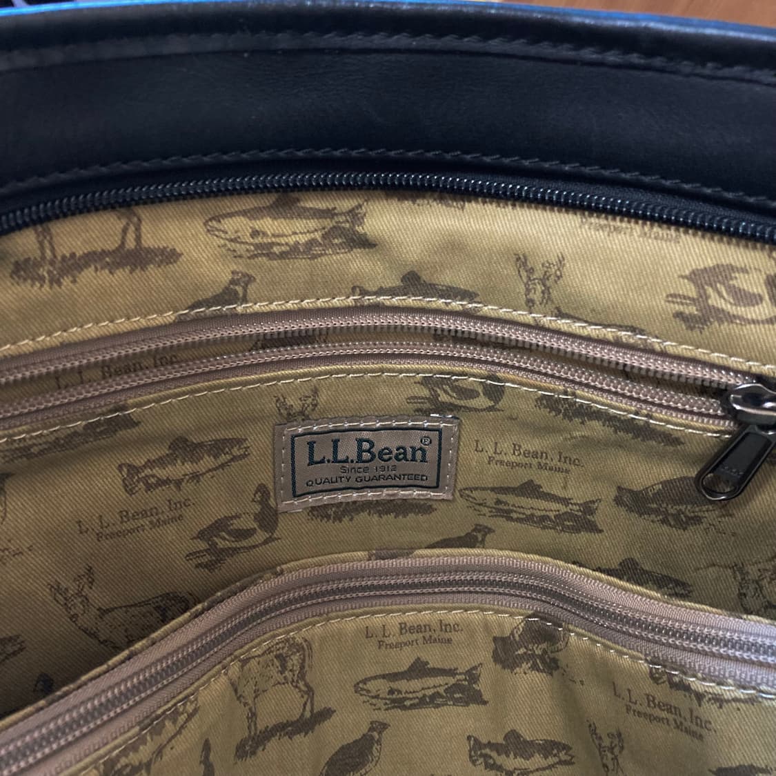 (os) 엘엘빈 레더 토트백 블랙 상품이미지8