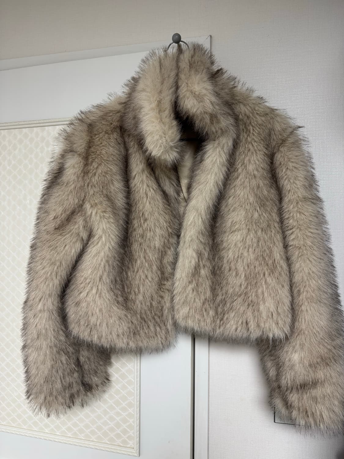 H&M 크롭 퍼자켓 S 상품이미지1