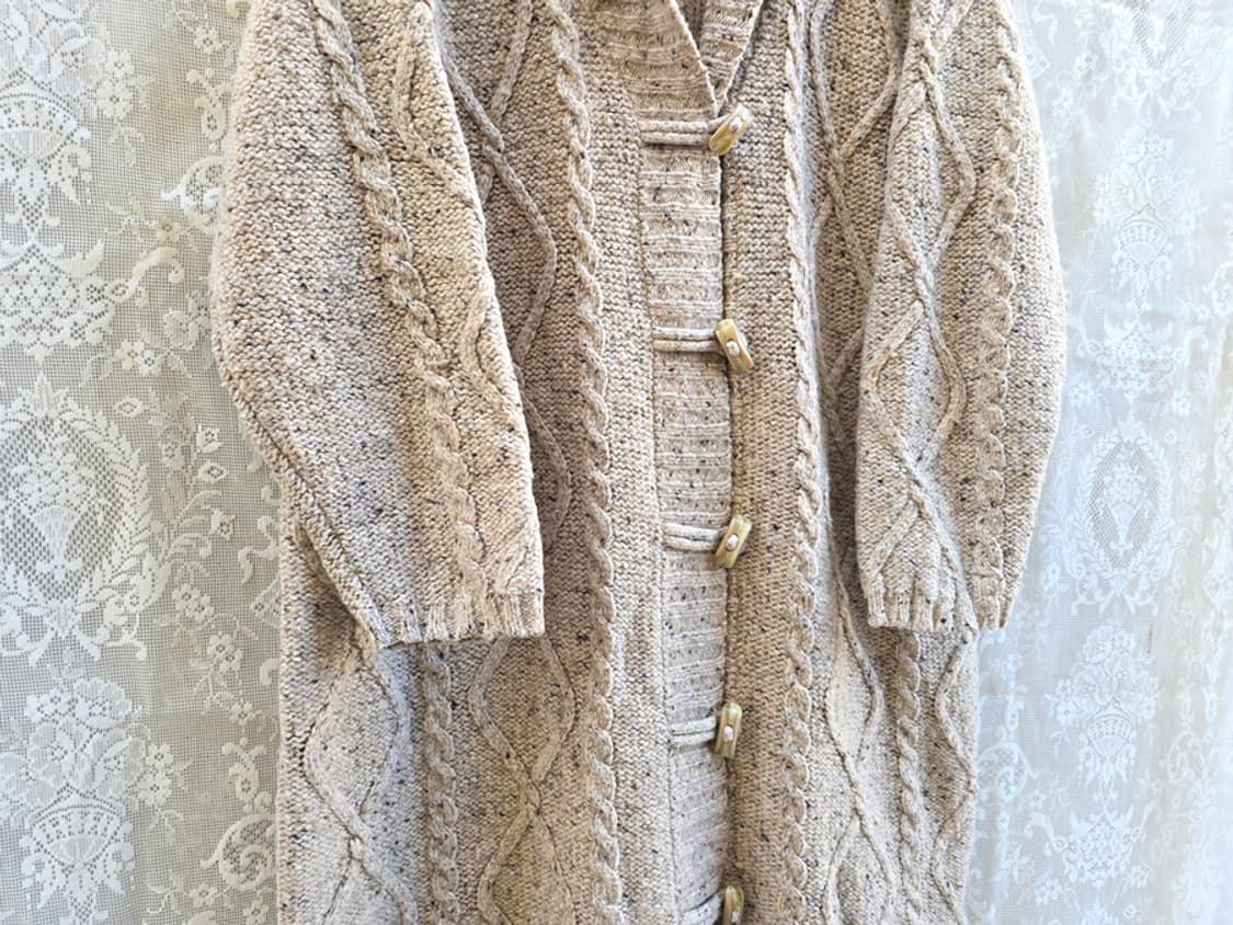 리즈 클레이본 케이블 니트 코트 상품이미지4