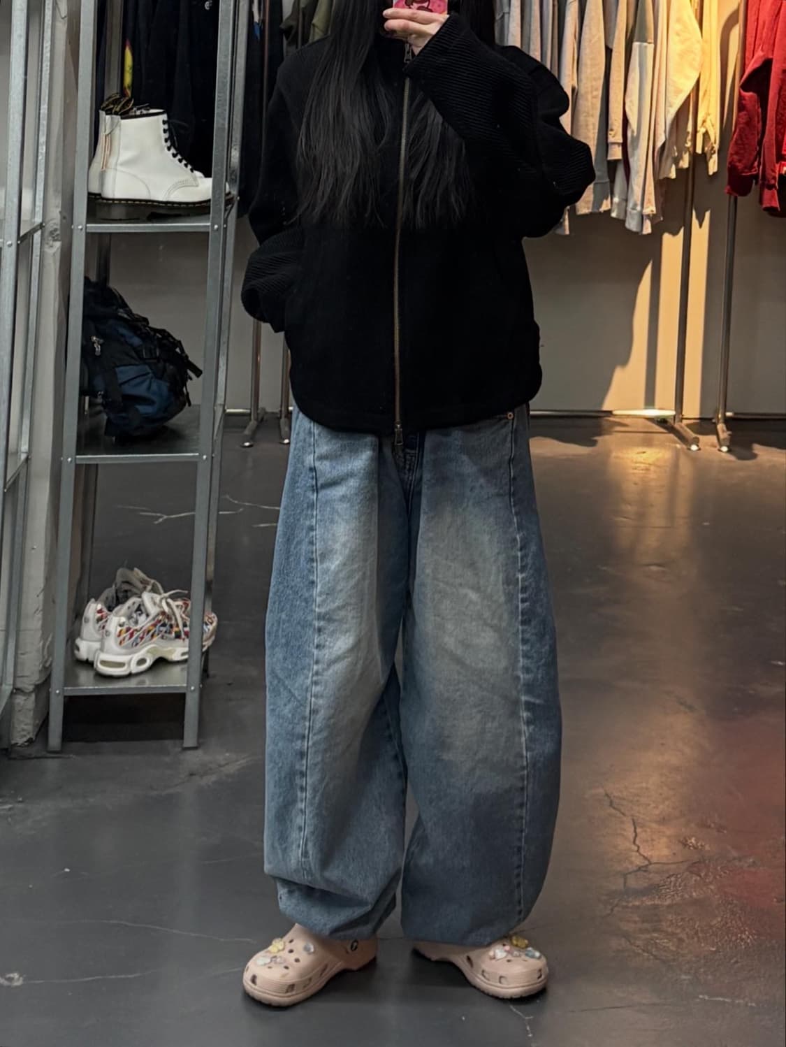 인사일런스 블랙 시메트리 폴딩 자켓 A3203 상품이미지1