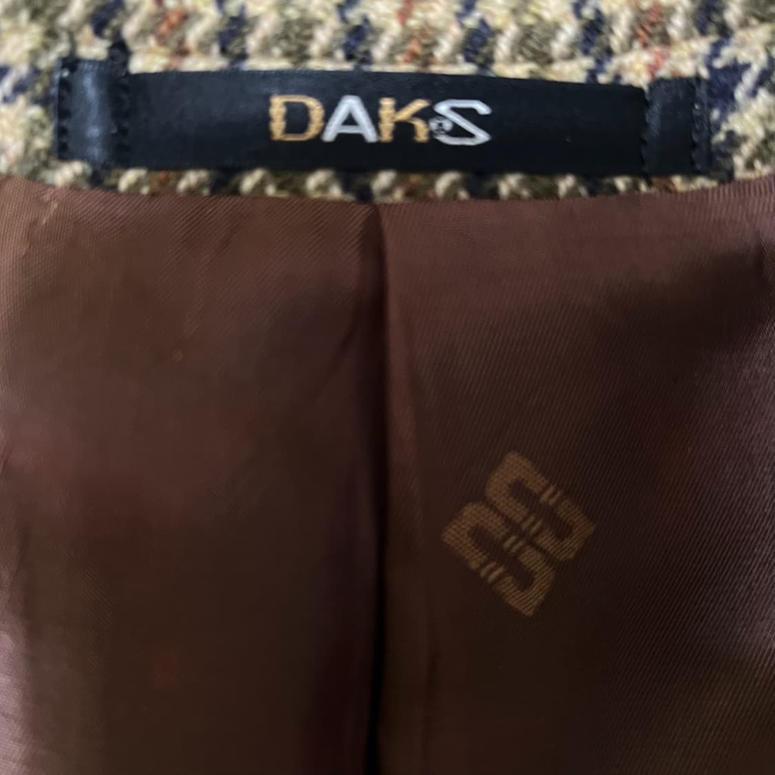 닥스 런던 남성 싱글 체크 정장 자켓 L/100  상품이미지6