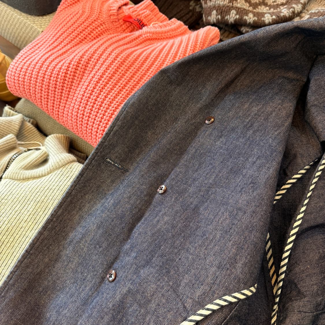 1930 베이스 사운드맨 데님 자켓 상품이미지7