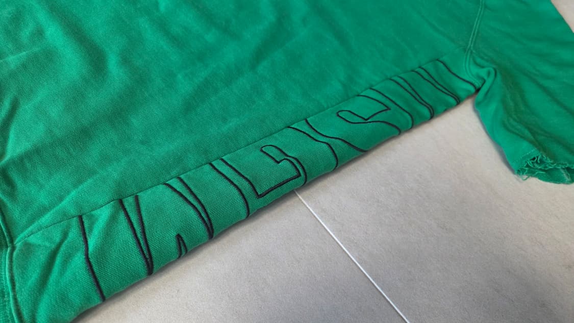 MSGM 그린 사이드 로고 쭈리 반팔 티셔츠  상품이미지7