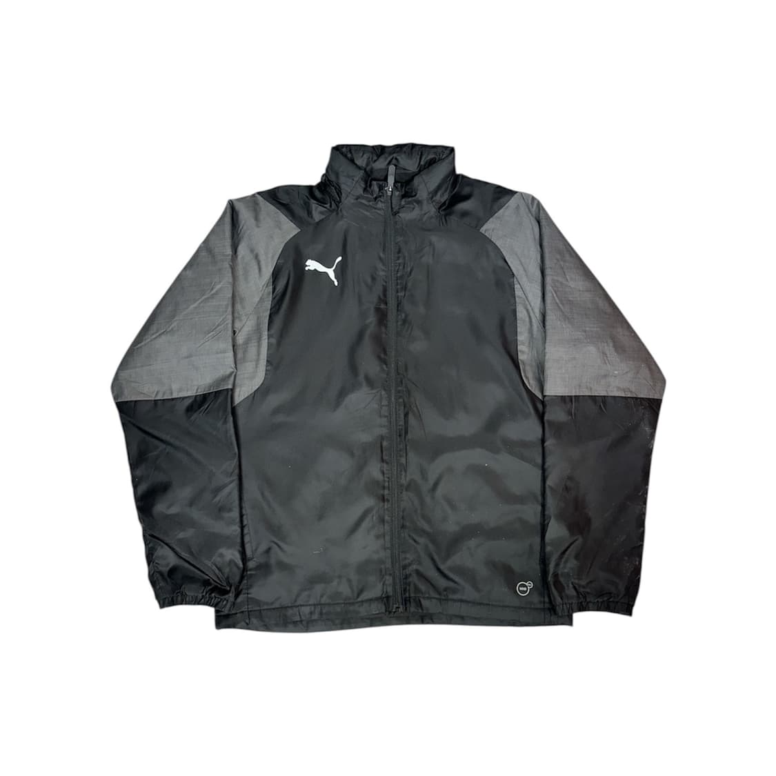 푸마 올드스쿨 블랙 그레이 배색 오버핏 바람막이 자켓 S 상품이미지5