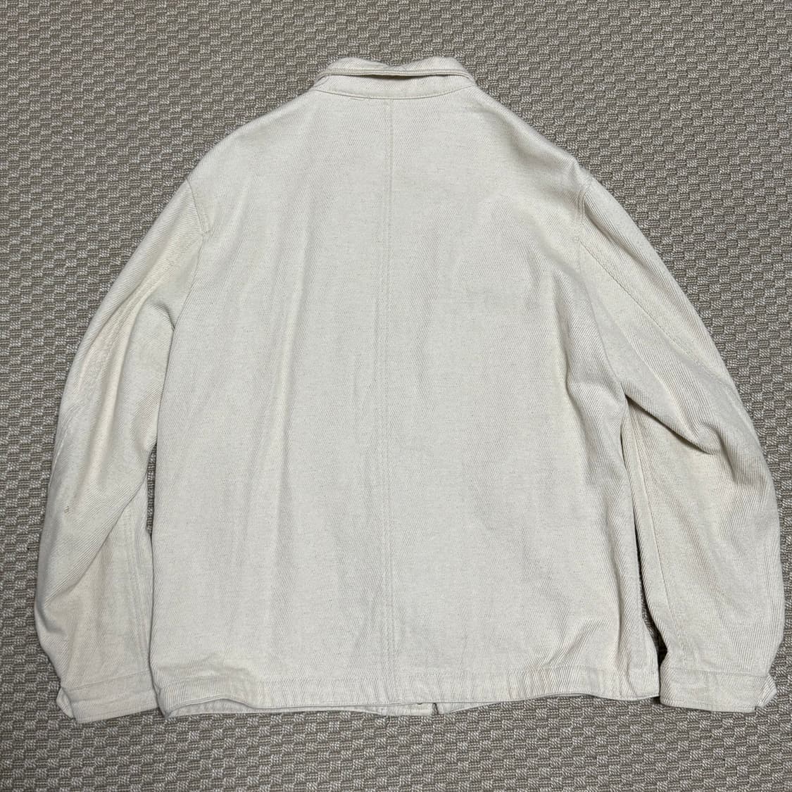 Zara 자라 포켓 데님 셔츠 자켓 아이보리 상품이미지5