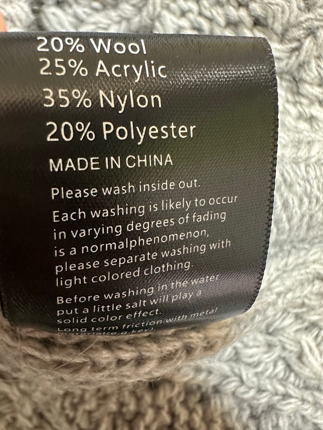 비비안웨스트우드 그레이 울케이블 가디건  상품이미지10