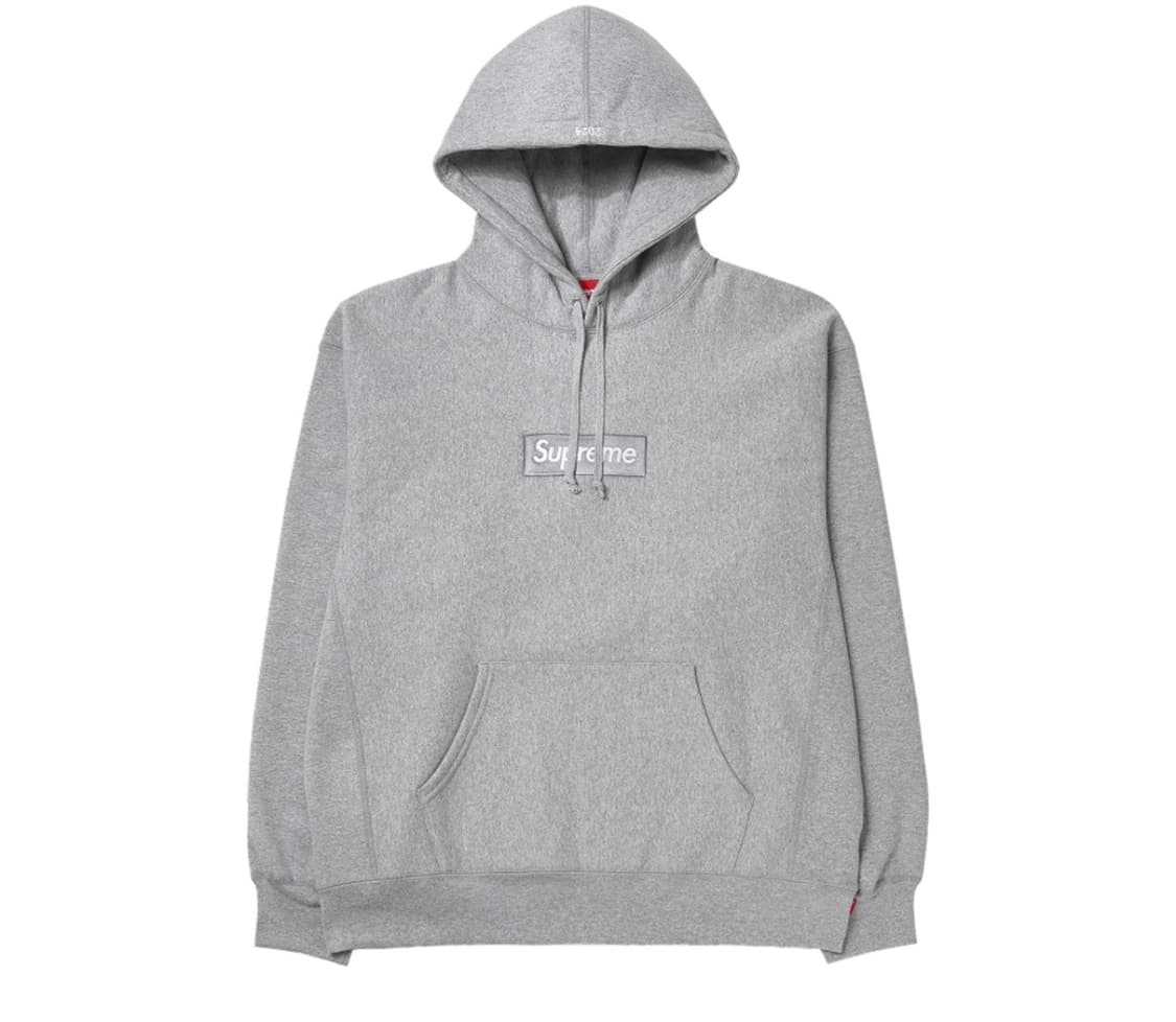 슈프림 박스로고 후드 그레이 L 상품이미지1