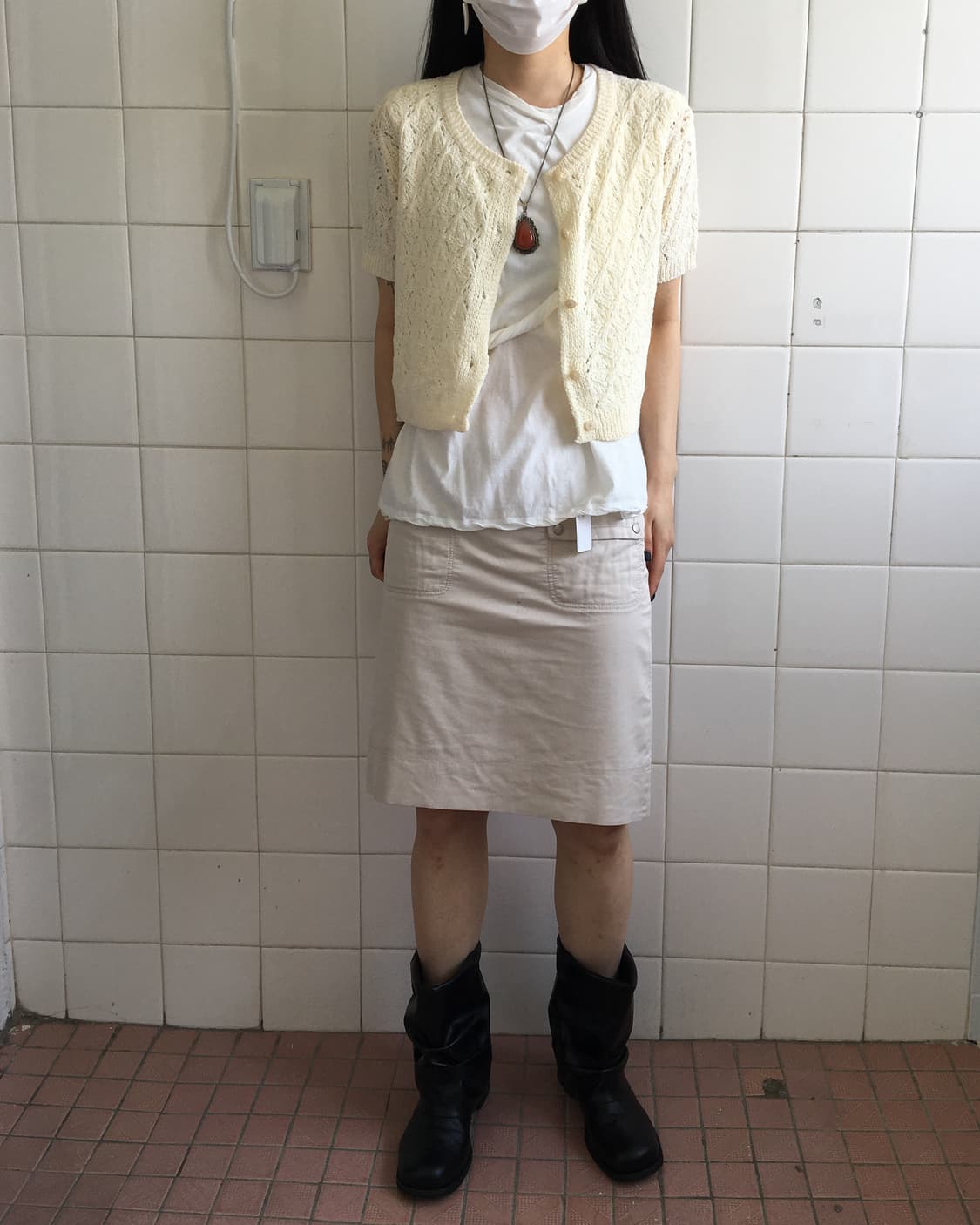 Crochet knit cardigan 상품이미지5