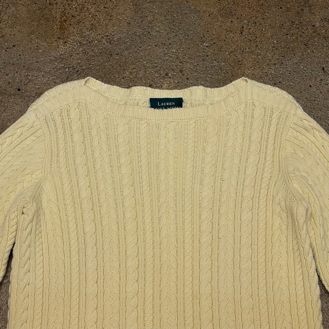 새상품급 90s USA 빈티지 폴로 랄프로렌 니트 헤비코튼 니트  상품이미지3