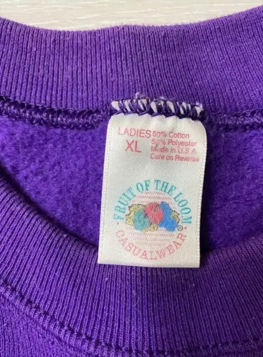 usa 빈티지 스웻셔츠(블랙/퍼플) 상품이미지3