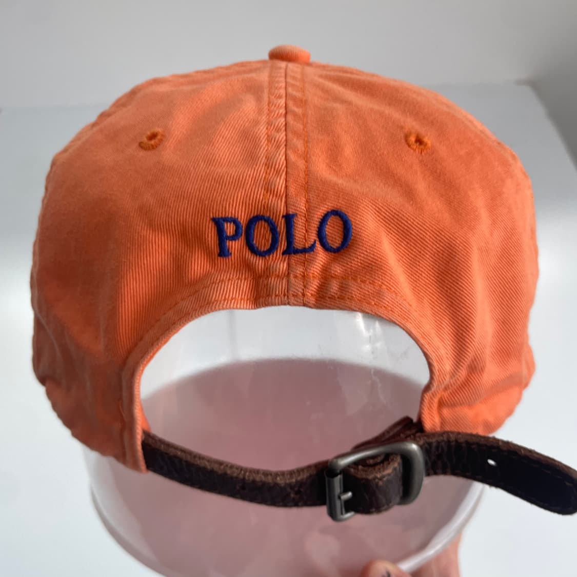 Polo 폴로 랄프로렌 오렌지 레더 스트랩 볼캡 상품이미지3