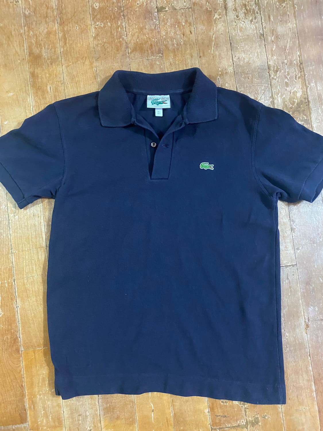 라코스테 클래식 다크 네이비 헤비 카라 피케 (us S 사이즈 국내100 상품이미지1
