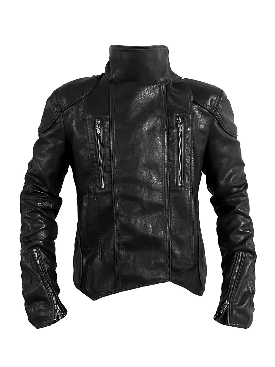 Apex Leather Zip Jacket 상품이미지1