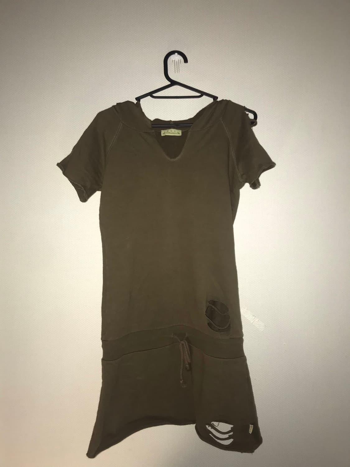 G.O.A 00's grunge details hoody onepiece 상품이미지2