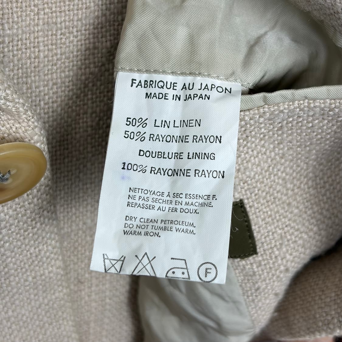 요지야마모토 린넨 블레이저 자켓 상품이미지7