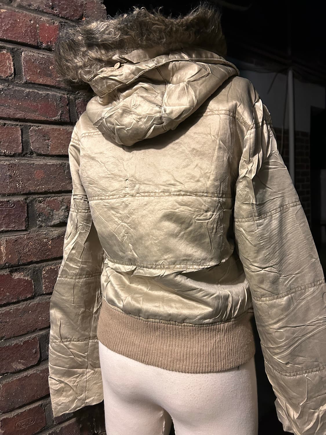 2000s JPN Y2K 울프죠 퍼 패딩 자켓 상품이미지2