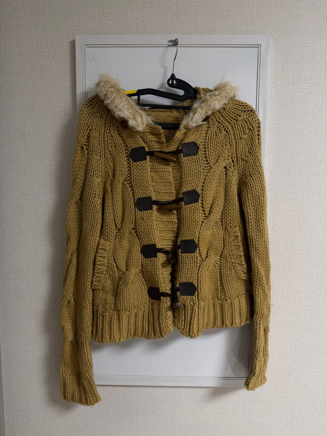 japan vintage 니혼진 모리 갸루 퍼 떡볶이 니트 상품이미지1