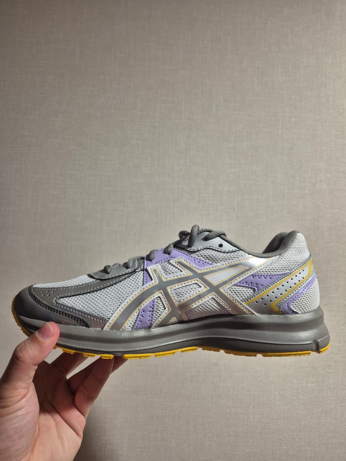 [새상품/270] 아식스 조그100S 화이트/퓨어실버 상품이미지3