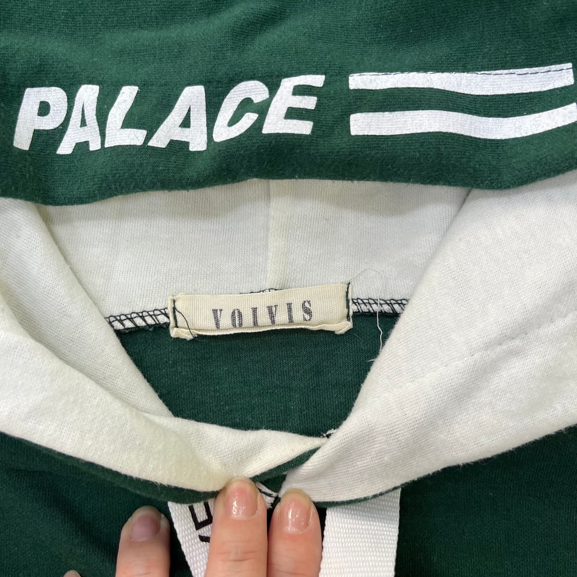 실측확인 빈티지 배색 후드 티셔츠 0323M 상품이미지2