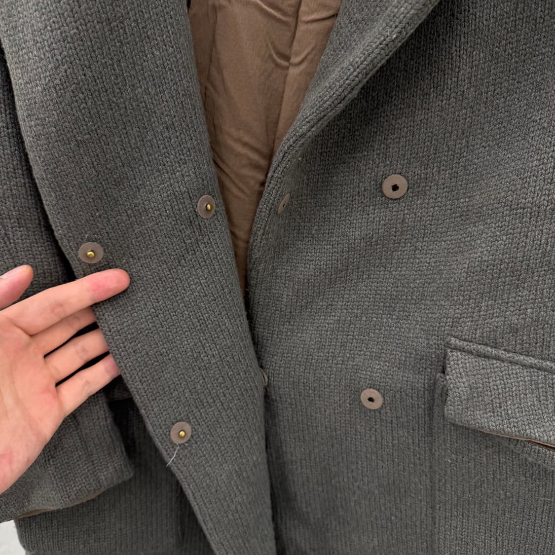 브루넬로 쿠치넬리 캐시미어 니트 코트  상품이미지3