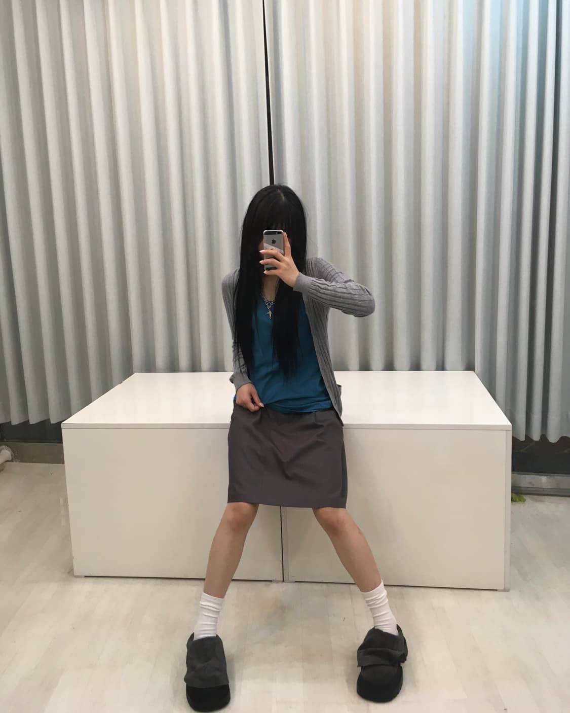 빈티지 가디건 코디 세트 상품이미지1