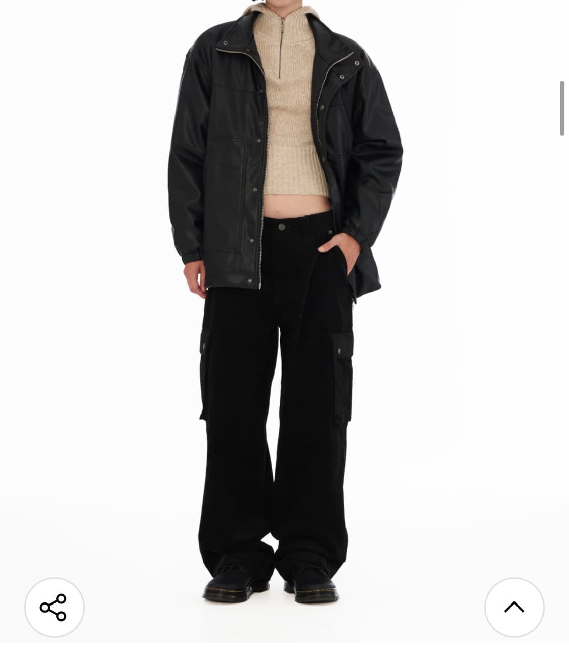 웰빙익스프레스 가죽자켓 상품이미지4