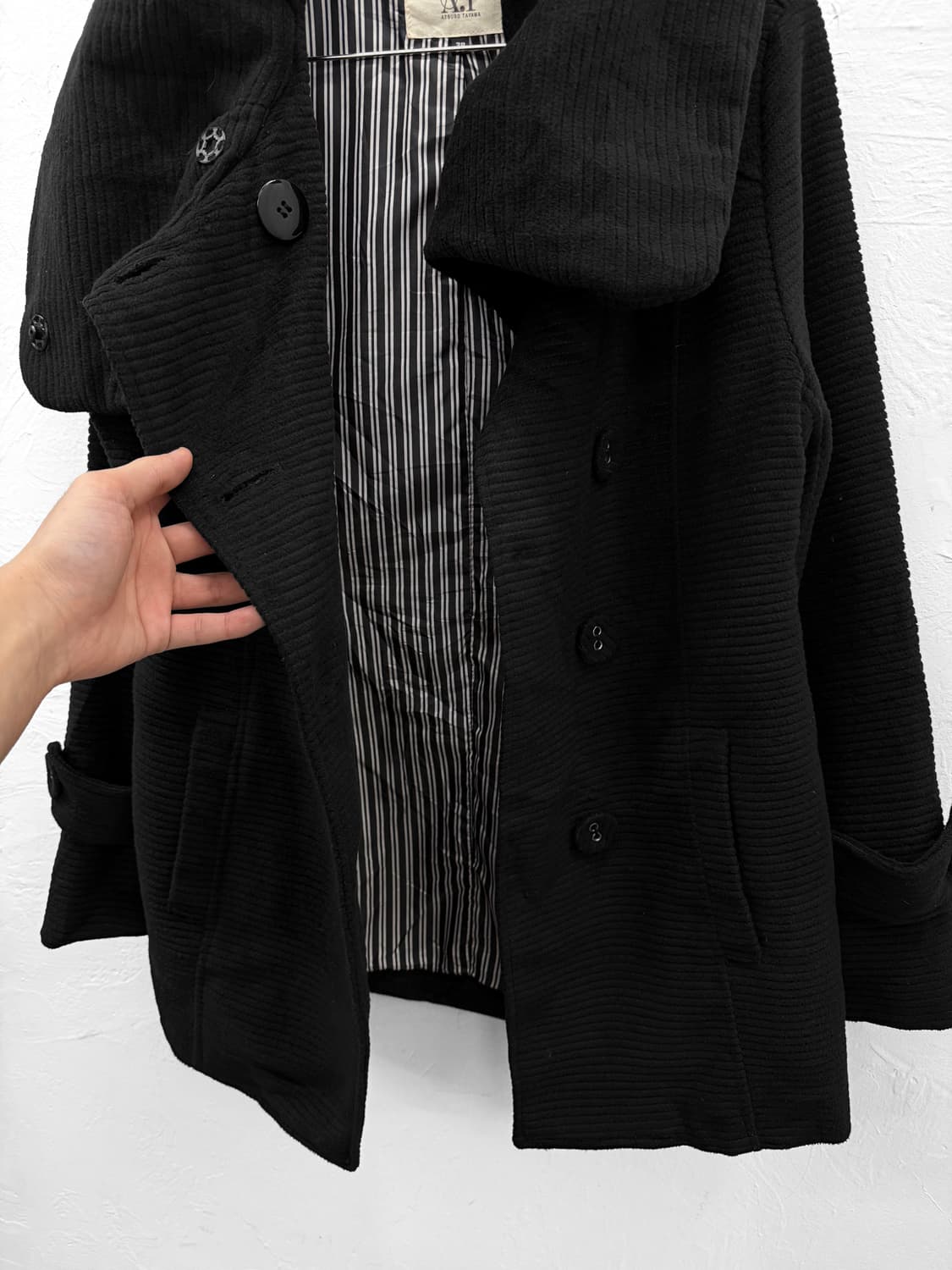 atsuro tayama 오버 카라 자켓 상품이미지6