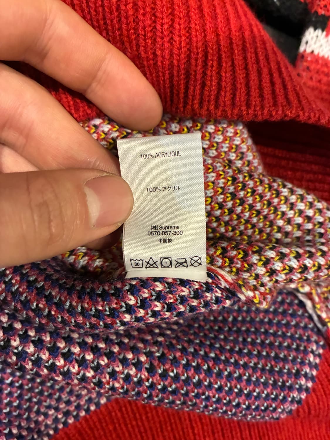 L) 슈프림 디지털 플래그 스웨터 성조기 상품이미지6