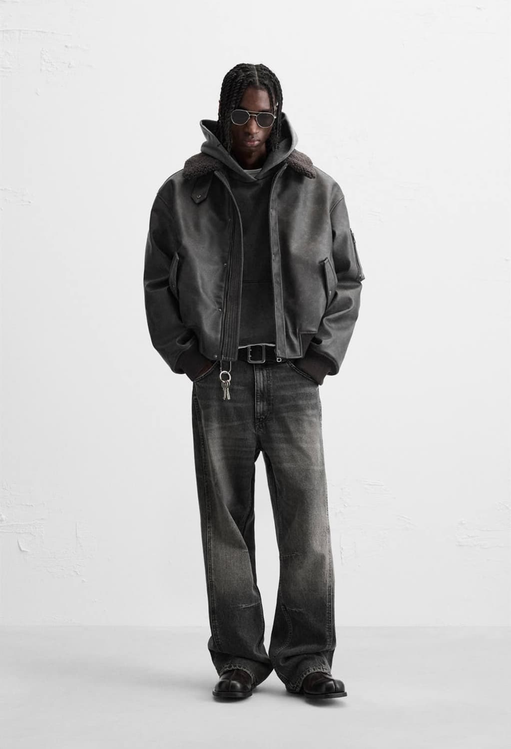 자라 워시드 무스탕 상품이미지9