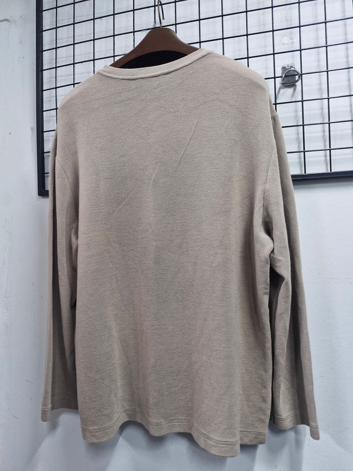 105XL 타임 남녀공용 베이지 레이온 니트. 상품이미지8