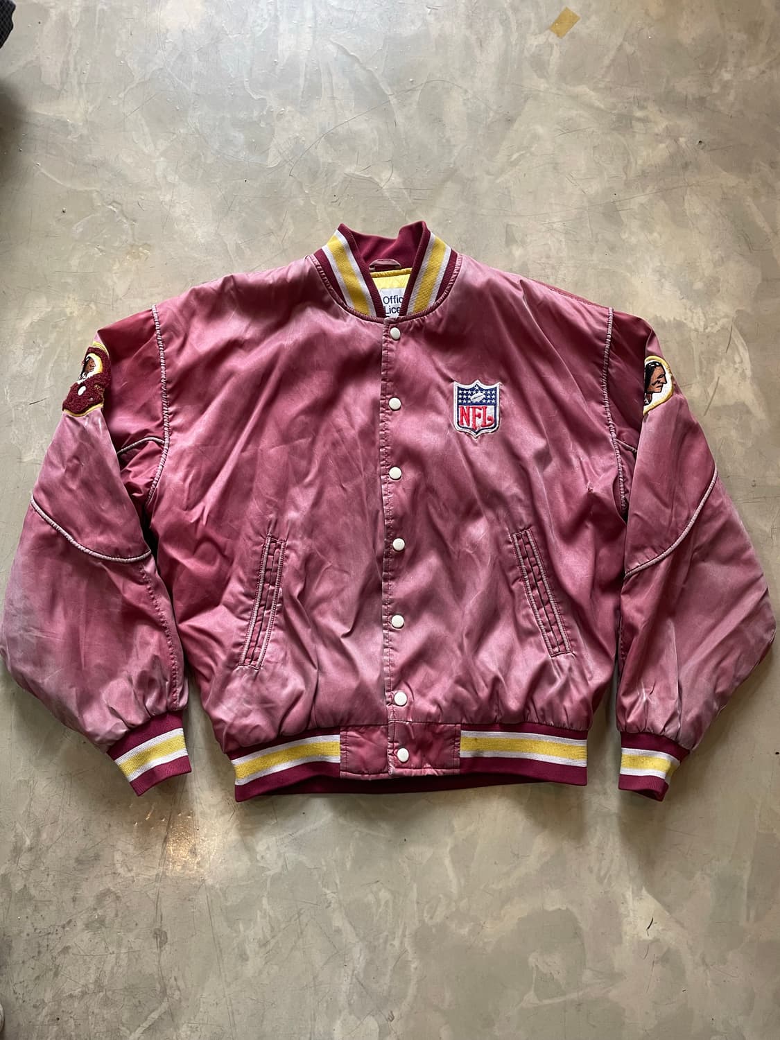 90’s NFL by EAST POINT RED SKINS 자켓 L 상품이미지4