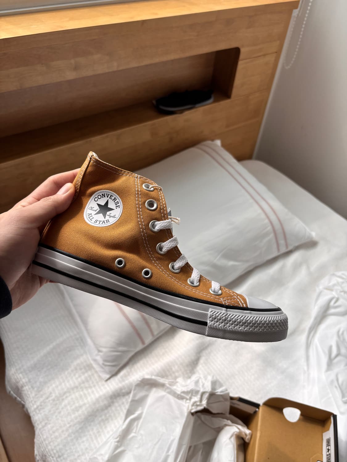 컨버스 올스타 하이 번트 허니 브라운 230 새상품 상품이미지1