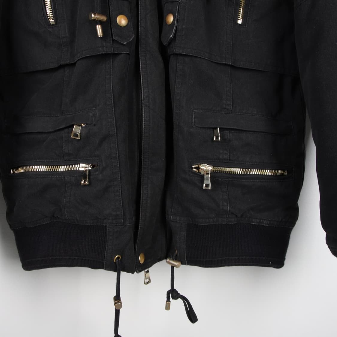 L / Balmain 발망 금장 퍼 트리밍 자켓 상품이미지5