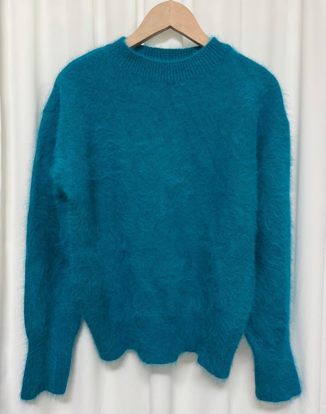 런던플랏 터키색 앙고라 니트 상품이미지2