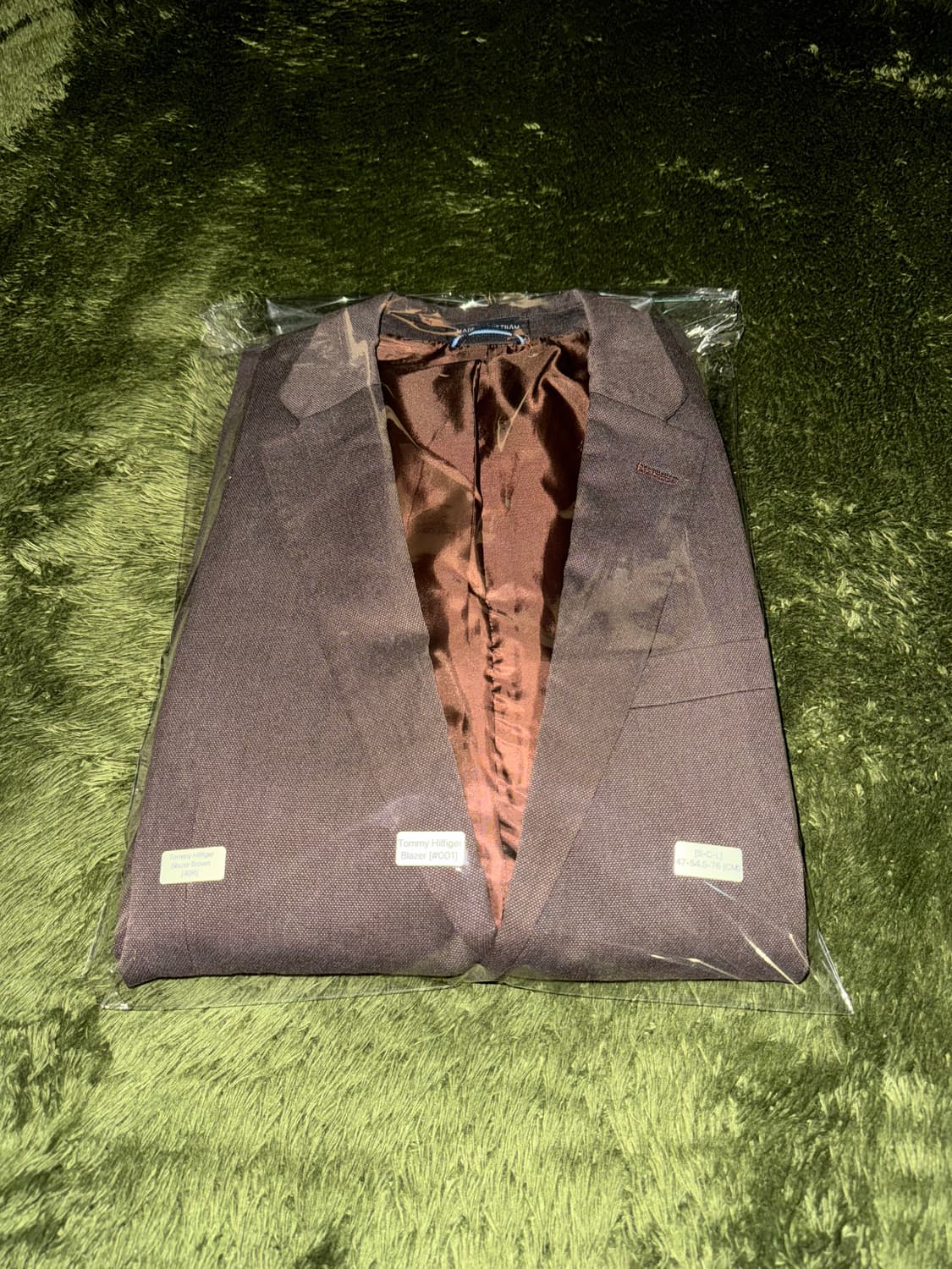 [40R] 타미힐피거 USA 투버튼 클래식핏 블레이저 자켓 브라운 상품이미지10