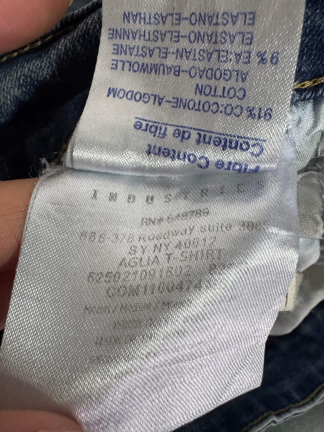 몽클레어 빈티지 커스텀 리메이크 워싱 데님팬츠 33인치 상품이미지6